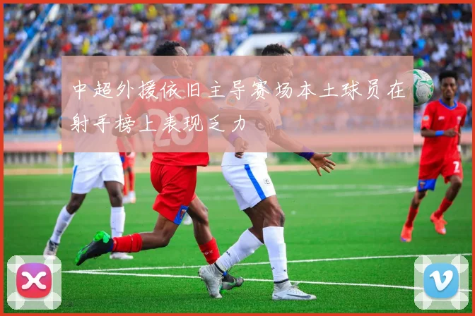中超外援依旧主导赛场本土球员在射手榜上表现乏力